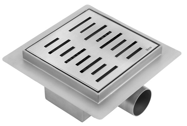 Rigola dus REA LINE 150x150 Nickel Brush