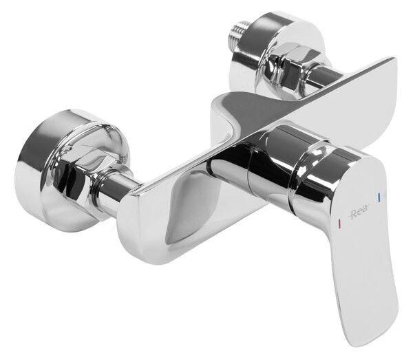 Rea Dart, baterie de duș de perete 150 mm cu set de duș manual, crom, REA-B3303