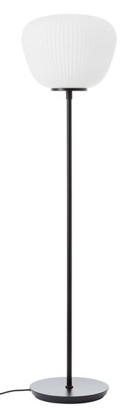 Brilliant Lampă de podea Kaizen, înălțime 140 cm, opal, sticlă/metal, Alb, Camera de zi / sufragerie, Metal