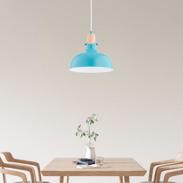 Alfa Solo Gem, albastru deschis, Ø 23 cm, metal, reglabil, Albastru, Camera de zi / sufragerie, Metal, Modern