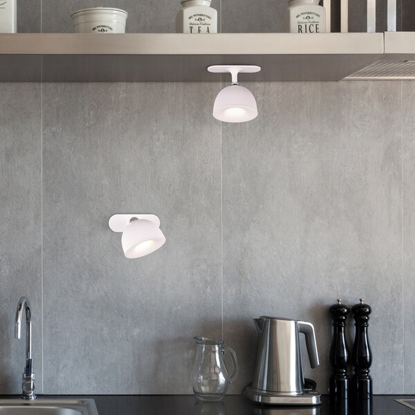 Reality Leuchten Maxima LED lampă de masă reîncărcabilă, alb, înălțime 41 cm, plastic, reglabil, Alb, Camera de zi / sufragerie, Plastic, Modern, Corpuri de iluminat cu clemă / cu fișă