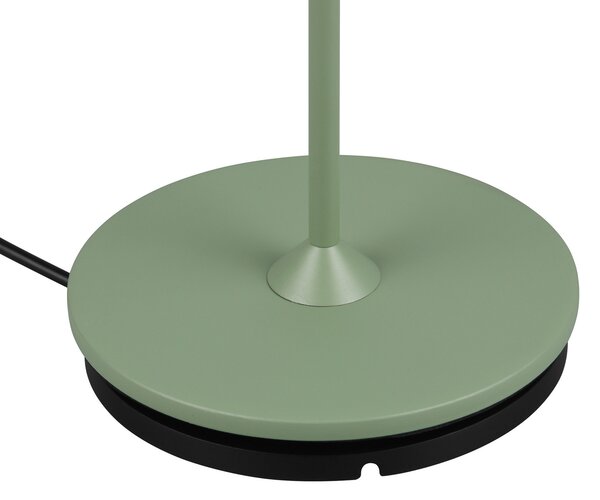 Reality Leuchten Suarez Lampă de masă LED reîncărcabilă, verde, înălțime 39 cm, metal, reglabil, Verde, Metal, Modern