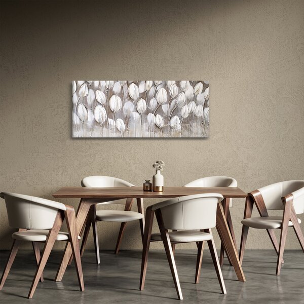 Tablou - Lalele structurate (120x50 cm)