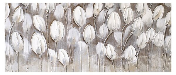 Tablou - Lalele structurate (120x50 cm)