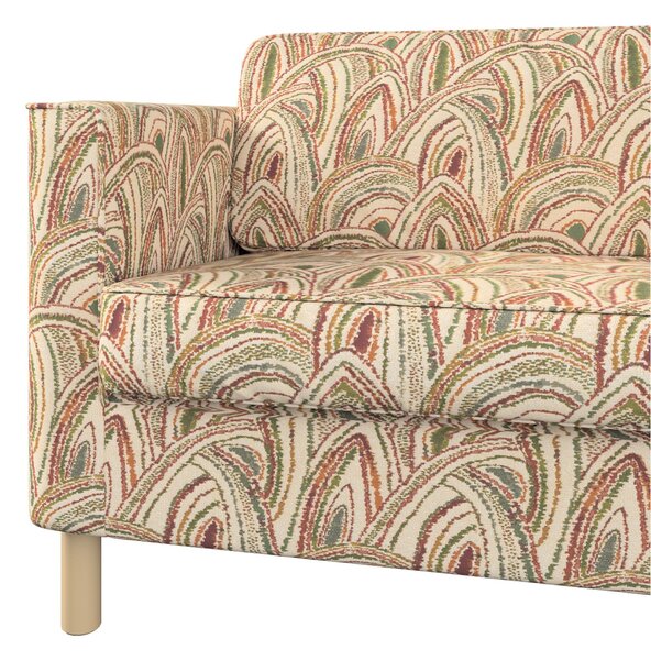 Huse canapea 2 locuri Pärup culoare multicolor Țesătură împletitură, cu model