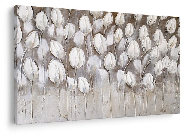 Tablou - Lalele structurate (90x60 cm)