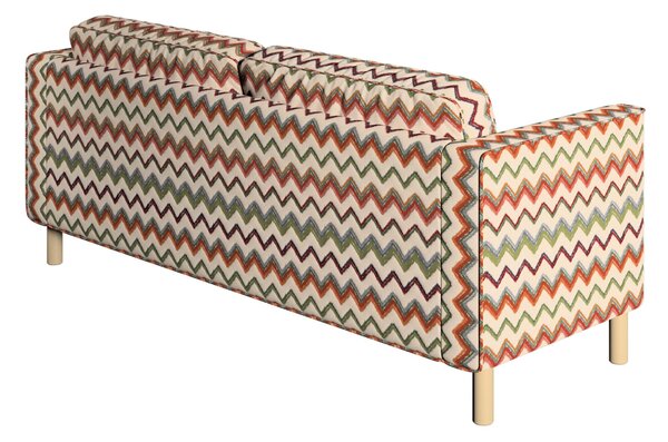 Huse canapea 2 locuri Pärup culoare multicolor Țesătură împletitură, cu model