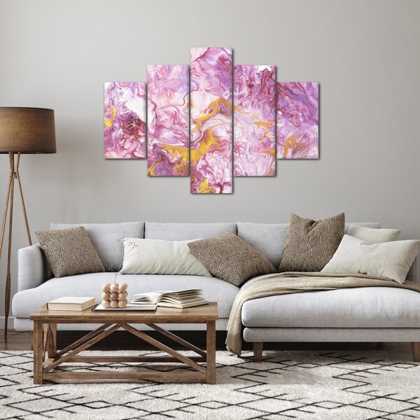 Tablou - Abstract roz (150x105 cm)