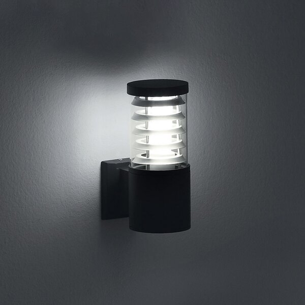IDEAL LUX Ideal Lux aplice de exterior Tronco antracit, aluminiu, înălțime 25 cm, reglabil, Negru, Metal, Modern