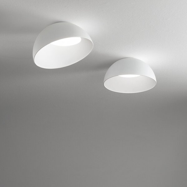 Ideallux Ideal Lux Plafonieră cu LED Corolla-1, alb, metal, Ø 35 cm, Alb, Camera de zi / sufragerie, Metal, Modern