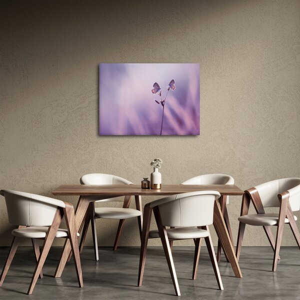 Tablou - Fluturi mov (70x50 cm)