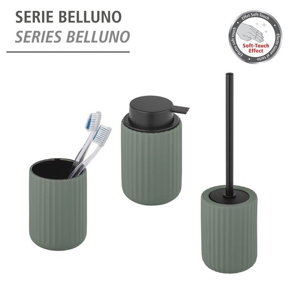 Dozator din ceramică pentru săpun Wenko Belluno, verde