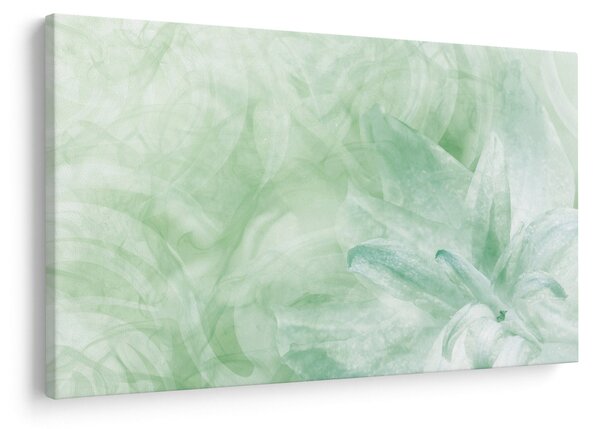 Tablou - Floare verde (90x60 cm)