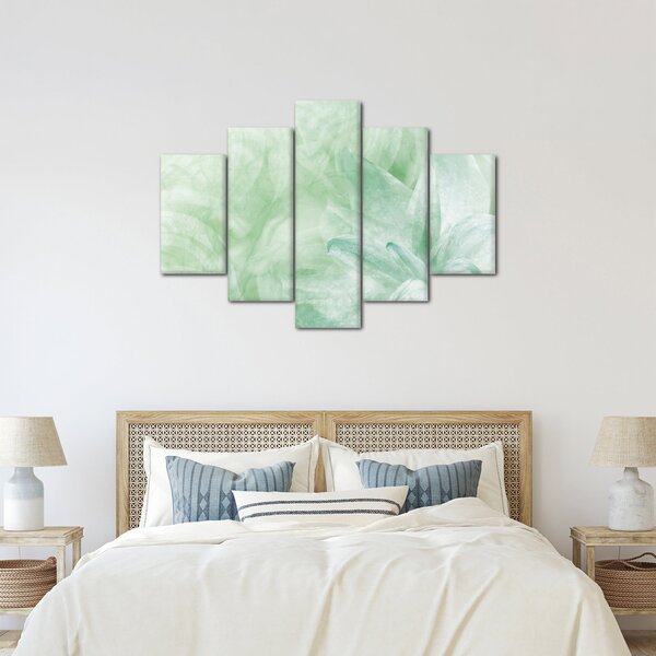 Tablou - Floare verde (150x105 cm)