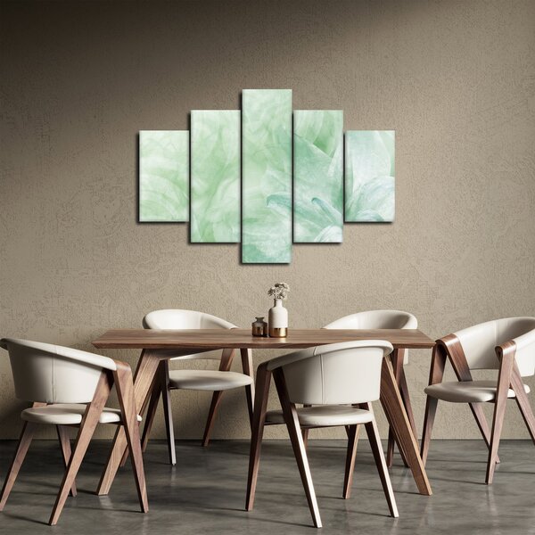 Tablou - Floare verde (150x105 cm)