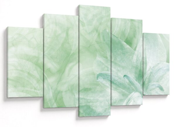 Tablou - Floare verde (150x105 cm)