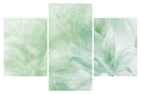 Tablou - Floare verde (90x60 cm)