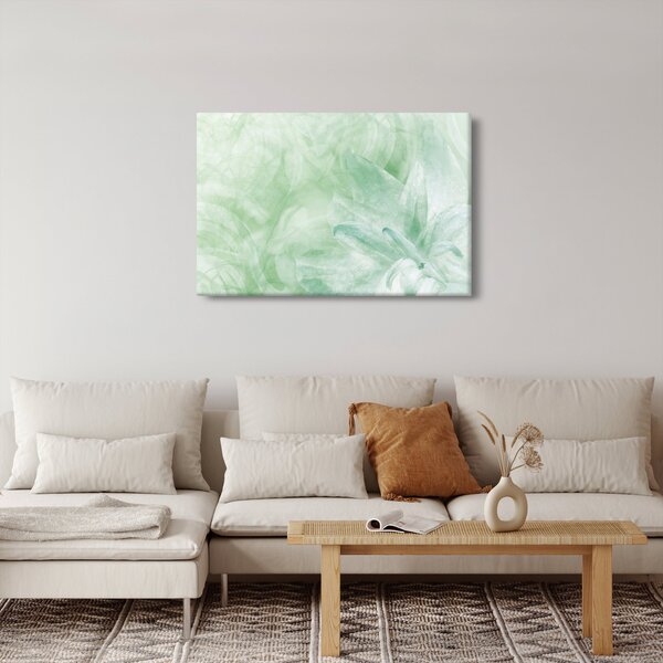 Tablou - Floare verde (90x60 cm)