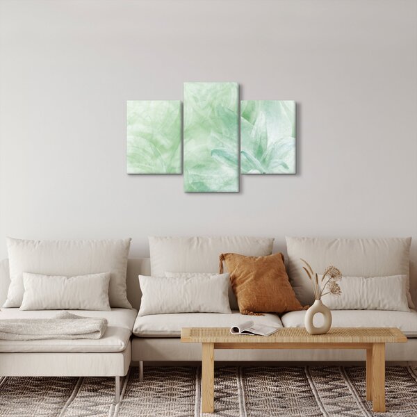 Tablou - Floare verde (90x60 cm)
