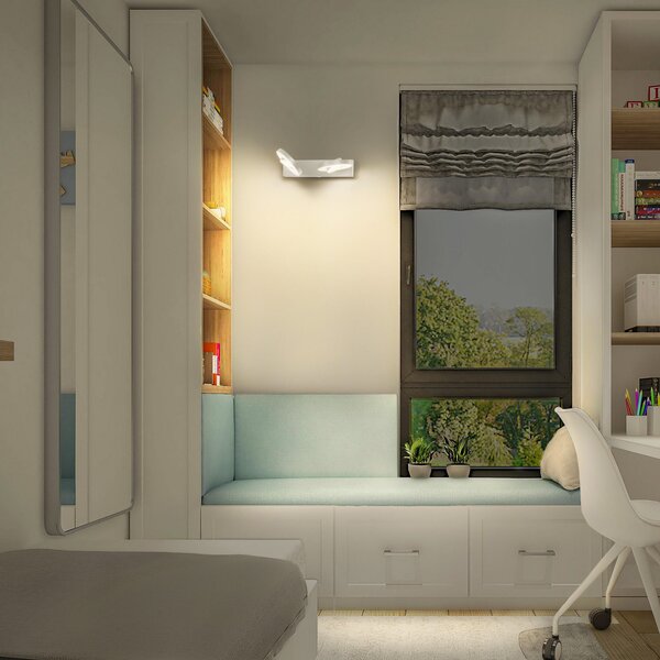 LEDVANCE Spot de plafon cu LED-uri Saturn, CCT, 2 lumini, lung, alb, Alb, Camera de zi / sufragerie, Plastic