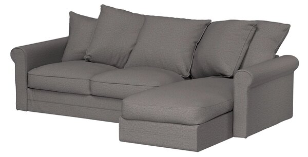 Grönlid chaise longue capac secțional culoare gri Țesătură împletitură