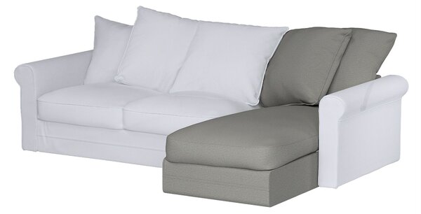 Grönlid chaise longue capac secțional culoare gri Țesătură împletitură