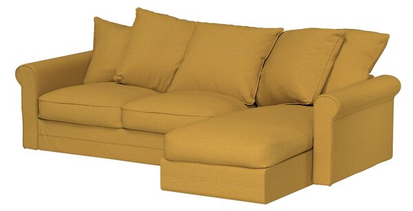 Grönlid chaise longue capac secțional culoare galben Țesătură împletitură