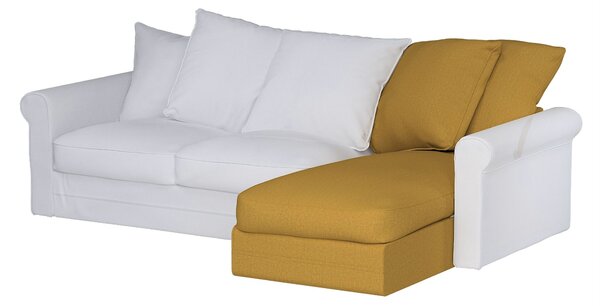 Grönlid chaise longue capac secțional culoare galben Țesătură împletitură