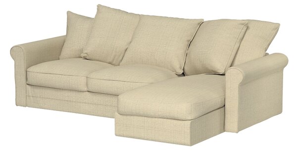 Grönlid chaise longue capac secțional culoare bej Țesătură împletitură