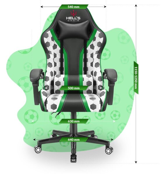Scaun gaming pentru copii HC - 1005 HERO Fotbal