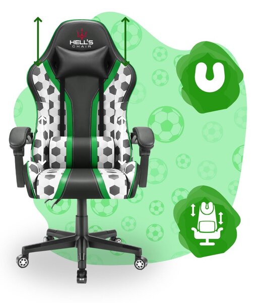 Scaun gaming pentru copii HC - 1005 HERO Fotbal