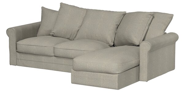 Grönlid chaise longue capac secțional culoare bej Țesătură împletitură