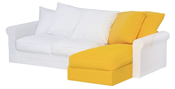 Grönlid chaise longue capac secțional culoare galben Țesătură catifea