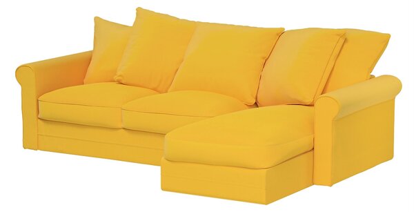 Grönlid chaise longue capac secțional culoare galben Țesătură catifea