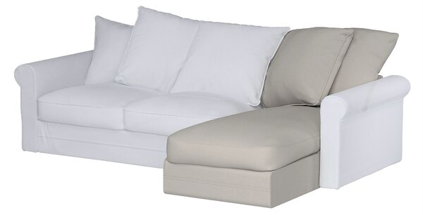 Grönlid chaise longue capac secțional culoare gri Țesătură împletitură