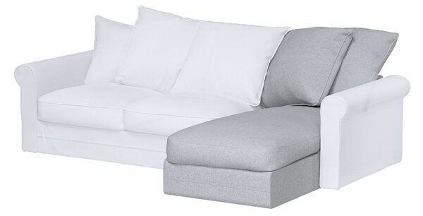 Grönlid chaise longue capac secțional culoare gri Țesătură împletitură