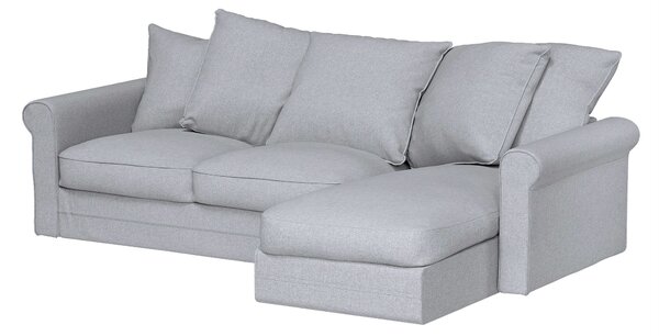 Grönlid chaise longue capac secțional culoare gri Țesătură împletitură