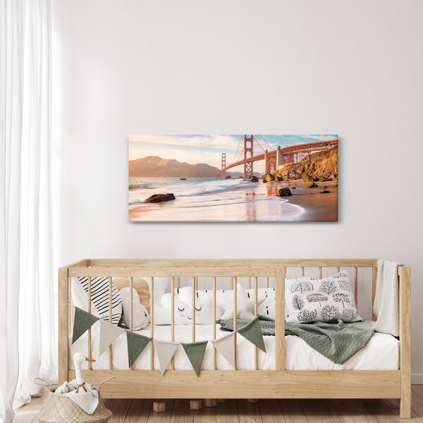 Tablou - Golden Gate Bridge (120x50 cm)