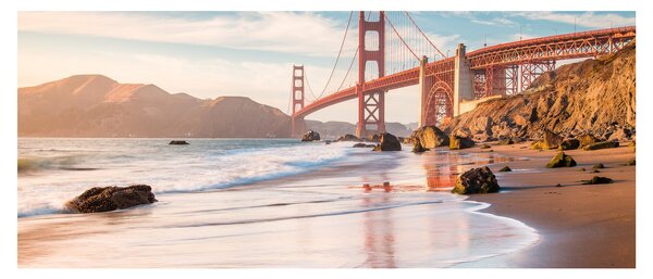 Tablou - Golden Gate Bridge (120x50 cm)