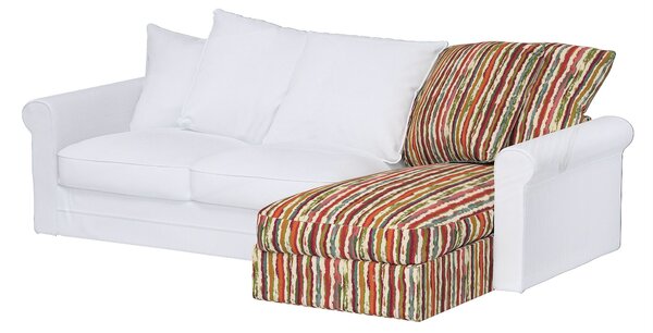 Grönlid chaise longue capac secțional culoare multicolor Țesătură împletitură, cu model