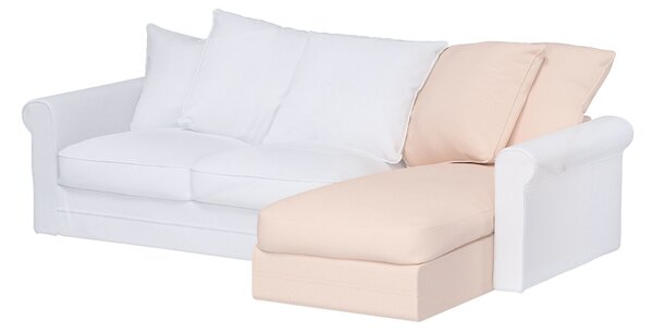 Grönlid chaise longue capac secțional culoare roz Țesătură împletitură