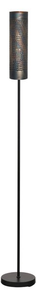 Freelight Lampă de podea Forato, înălțime 174 cm, maro, metal, Maro / Rugină, Camera de zi / sufragerie, Metal