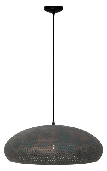 Freelight Lampă suspendată Fori, Ø 53 cm, maro, metal, reglabil, Maro / Rugină, Camera de zi / sufragerie, Metal