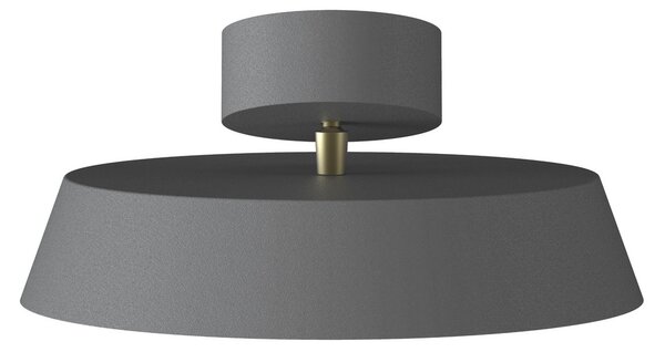 DFTP by Nordlux Plafonieră cu LED Kaito 2 Dim, gri, Ø 30 cm, reglabilă, reglabil, Gri, Camera de zi / sufragerie, Plastic, Modern