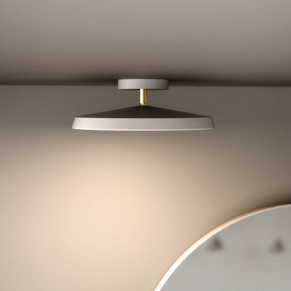 DFTP by Nordlux Plafonieră cu LED Kaito 2 Pro, Ø 30 cm, alb, distanțare, reglabil, Alb, Camera de zi / sufragerie, Plastic, Modern
