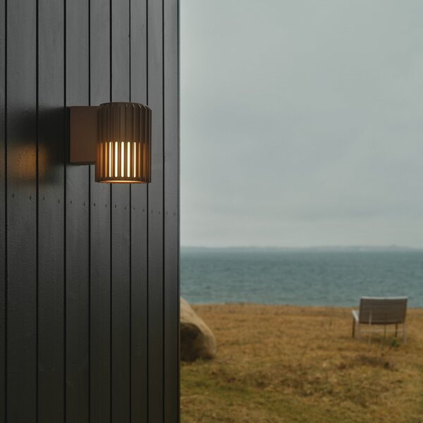 Nordlux Lampă de exterior Aludra Seaside, aluminiu, maro metalizat, reglabil, Maro / Rugină, Aluminiu