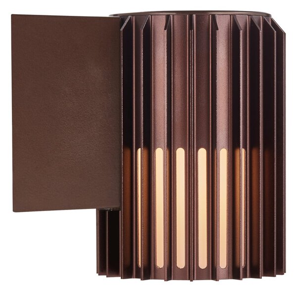 Nordlux Lampă de exterior Aludra Seaside, aluminiu, maro metalizat, reglabil, Maro / Rugină, Aluminiu