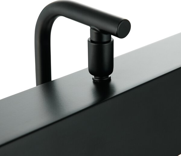 Nordlux Lampă de birou Merlin, metal, negru, Negru, Studiu / Birou, Metal