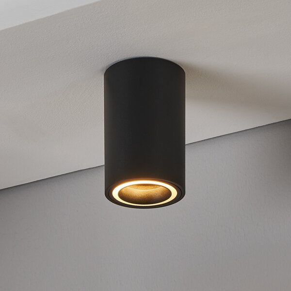 EGLO Plafonieră LED Smart Carosso-Z, negru, CCT, RGB, reglabil, Negru, Camera de zi / sufragerie, Aluminiu, Modern