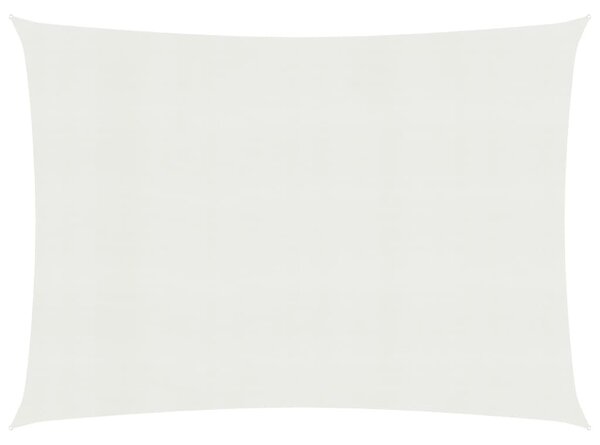 Pânză parasolar, alb, 3,5 x 5 m, HDPE, 160 g/m²